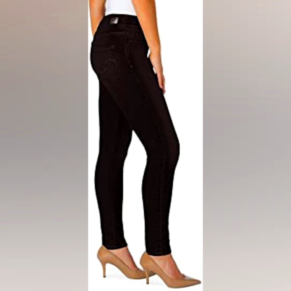 Strauss & Co. Gold Label Signature Totally Shaping Pull On Jeans Black